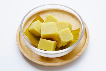 Mung bean cake. Thai Desserts.