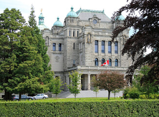 Les édifices du Parlement de la Colombie-Britannique à Victoria, Colombie-Britannique, Canada  - 705019658