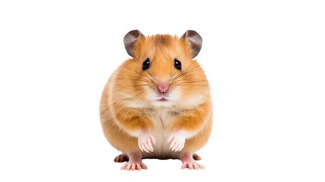 Hamster isolated on a transparent background