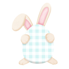 Fototapeta premium Easter bunny with egg