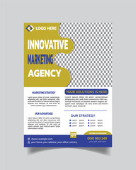 Stylish Design Business Flyer and Modern Business Leaflet Creative Agency Poster A4 