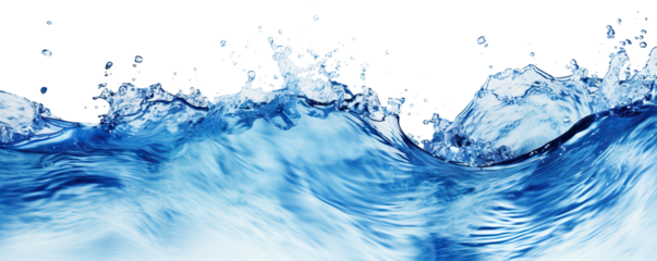 Sea water surface cut out