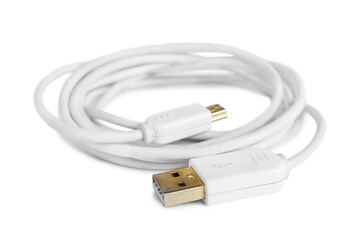 Micro USB cable isolated