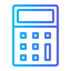 calculator gradient icon