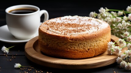 Coffee cup drink caffeine bean aromatic for breakfast