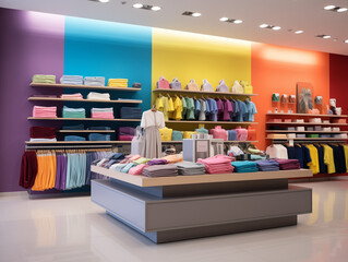 Creative colorful Shop display