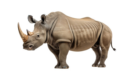 Rhino isolated on a transparent background