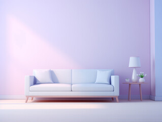 Creative colorful Interior illustration