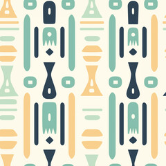 Cute Totem pattern and wallpaper