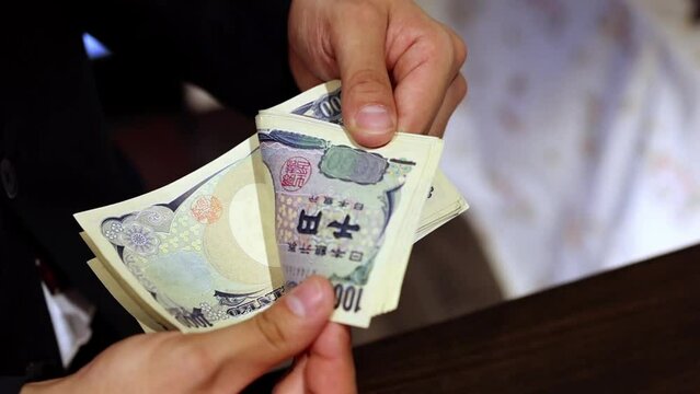 金銭取引、貨幣の数える