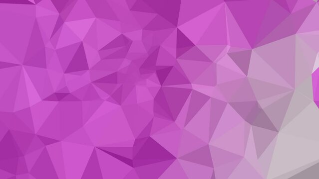 Centered Harmony in Low Poly: Abstract Triangle Spirals with Vibrant Motion Elegance