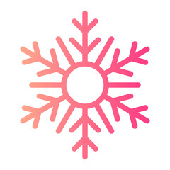 snowflake gradient icon