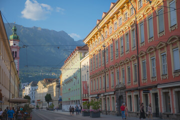 Fototapeta premium Innsbruck Town View in Summer