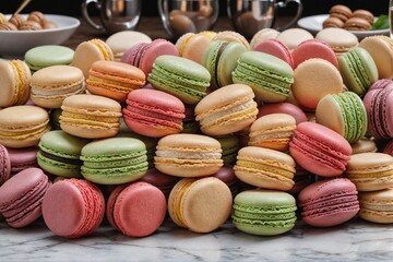 Pile of macarons