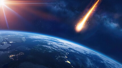 Space Weapons Shoot Down Asteroids and Meteorites