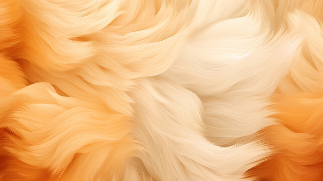 A playful and cozy abstract background resembling fluffy cotton or wool, in warm and inviting shades Ai Generative
