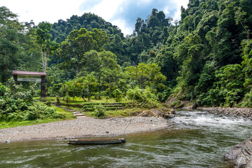 Entrance of the Gunung Leuser national park, Orangutans habitat, Sumatra, Indonesia, Southeast Asia