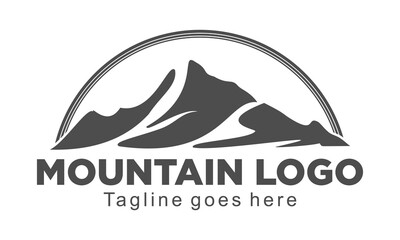 Mountain illustration elegant design vector