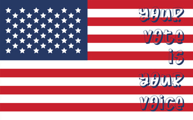 Presidential Elections Event Banner, background, card, poster design