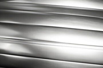 Close-up silver metallic object, abstract background