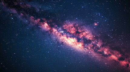 The Milky Way, spread out like a light bridge connecting the long range corners of the cosmos