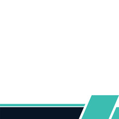 Obraz premium Letterhead Geometric Shape