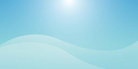 Abstract gradient blue background vector. Sea color concept.