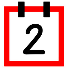 Calendar number 2