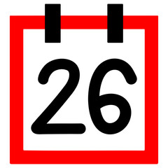 Calendar number 26