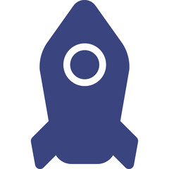 Rocket Flat Icon