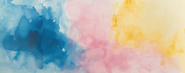 Watercolor Abstract Impasto Background