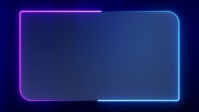 neon abstract animation