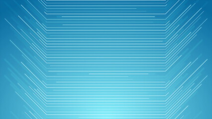 Blue minimal tech lines abstract futuristic background