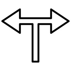 arrow line icon