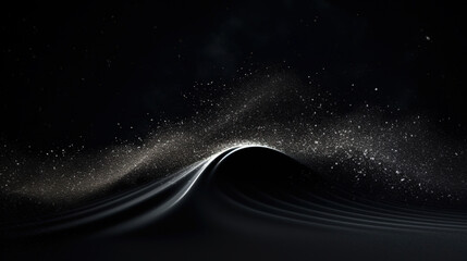 Abstract black/silver background