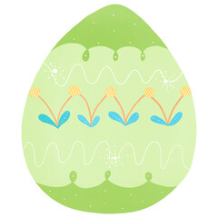 easter green egg pattern 