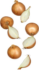 falling onion