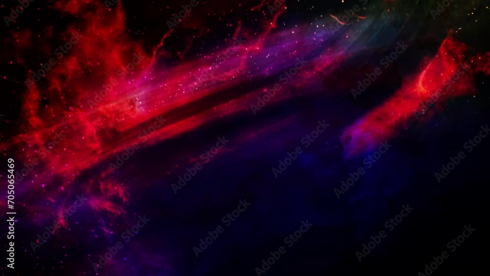 Wall mural cosmic gradient wave abstract background