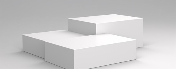 White Boxes Stacked on Top of Each Other Generative AI