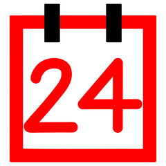 Calendar number 24