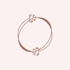 Hand drawn circle line sketch set. Vector circular scribble doodle round circles for message note mark design element. 