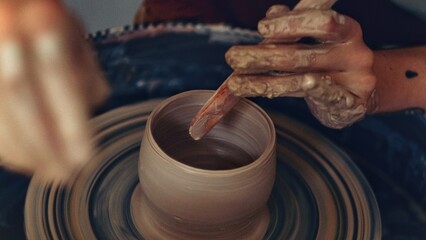 hands of a potter
