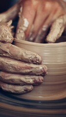 hands of a potter