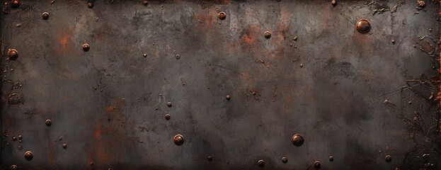 Rusty Metal Surface with Dirt and Bumps Generative AI