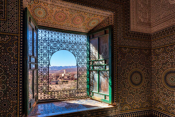 Window in Telouet, Morocco