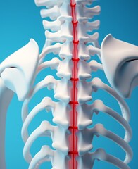 3D Anatomical Model of the Spine Generative AI