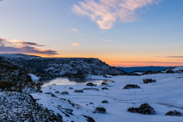 Lago - Serra da Estrela, primeira neve de 2024