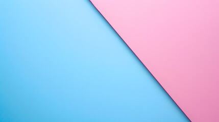 Soft blue pink shapeless flat abstract colorful background