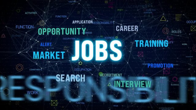 jobs opportunity concept and related to training, career video