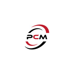 PCM logo. P C M design. White PCM letter. PCM, P C M letter logo design. Initial letter PCM letter logo set, linked circle uppercase monogram logo. P C M letter logo vector design.	
